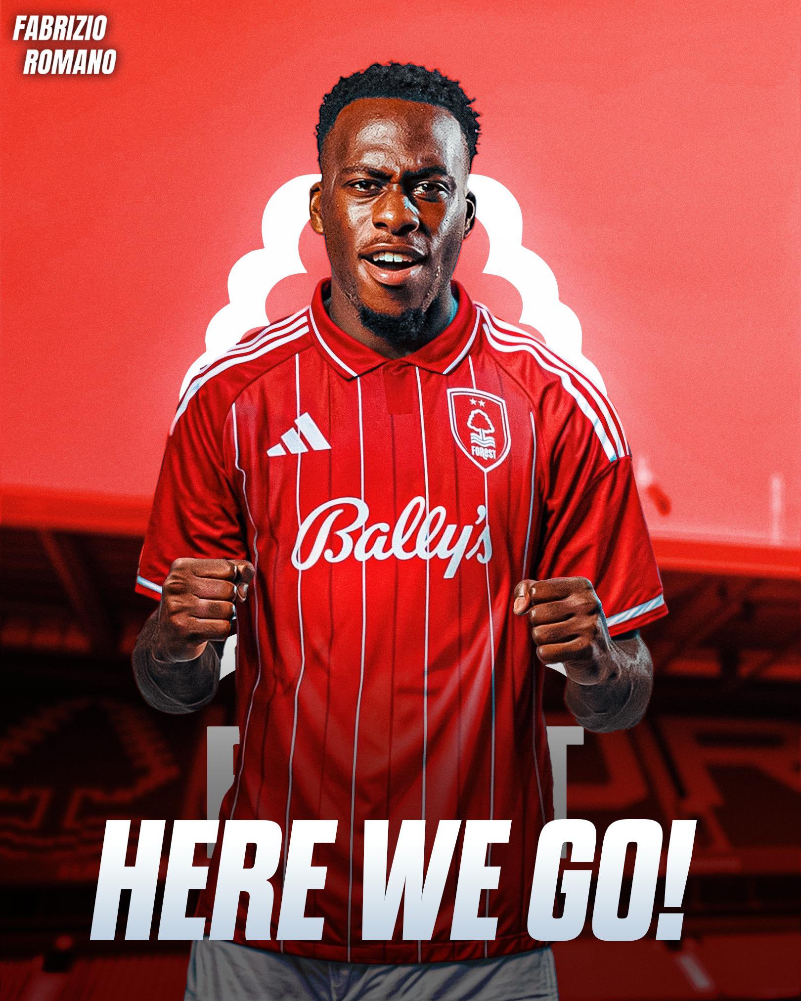 爱游戏体育-HWG!罗马诺:诺丁汉森林签下雷恩前锋穆因加,转会费3150万欧